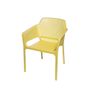 Cadeira Vega Com Braço Amarela