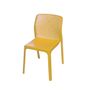 Cadeira Vega Sem Braço Amarela