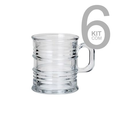 conjunto-6-copos-de-vidro-sodo-calcico-vintage-transparente-245ml-kit-outlet-7169