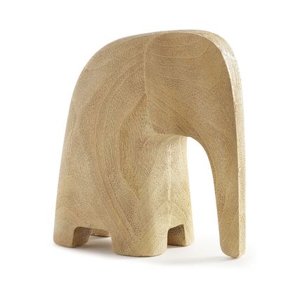 Escultura-Elefante-Poliresina-Bege-P-12786