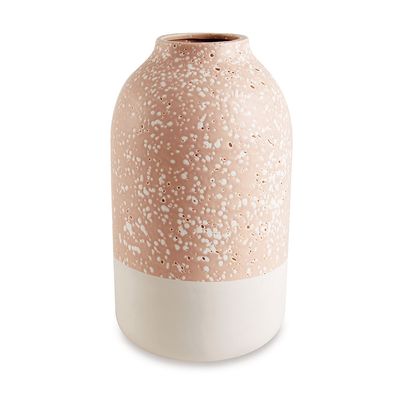 Vaso-Ceramica-Rosa-Cinza-11303