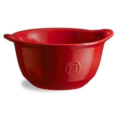 Bowl para Gratinar em Cerâmica Vermelho - 550ml