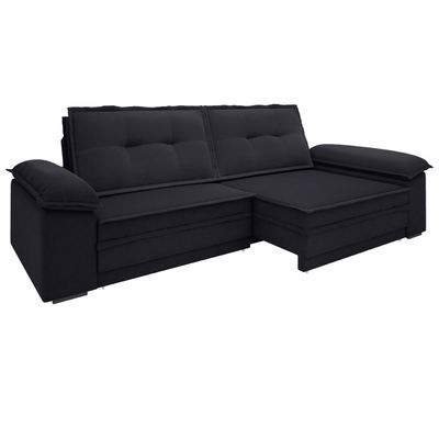 Sofa-Masseto-Retratil-e-Reclinavel-em-Velosuede-Preto-210m
