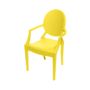 Cadeira Invisible Infantil com Braço Amarela