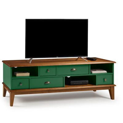 Rack-com-05-Gavetas-Verde-e-Amendoa