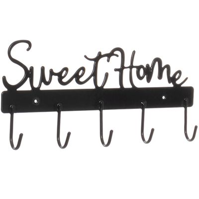 Gancho-Cabideiro-Sweet-Home-Preto