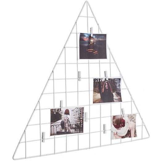 Tela-Decorativa-Aramada-Triangular-Branca