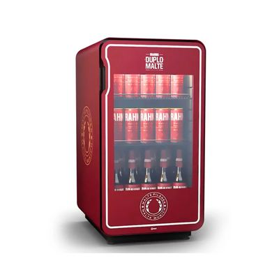 Cervejeira-Brahma-Duplo-Malte-Frost-Free-100L-Vermelha-220v