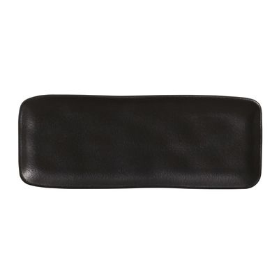 Travessa-Retangular-Organico-Preto-Matte-33cm