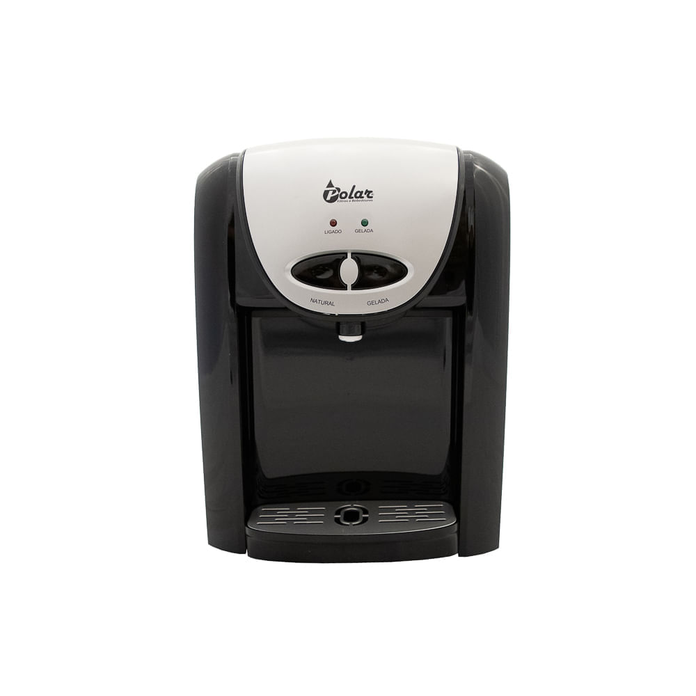 Purificador De Agua Eletrônico Polar Preto - Natural e Gelada - 220V