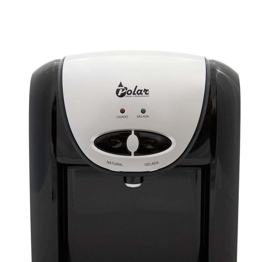 Purificador De Agua Eletrônico Polar Preto - Natural e Gelada - 220V - Imagem 4