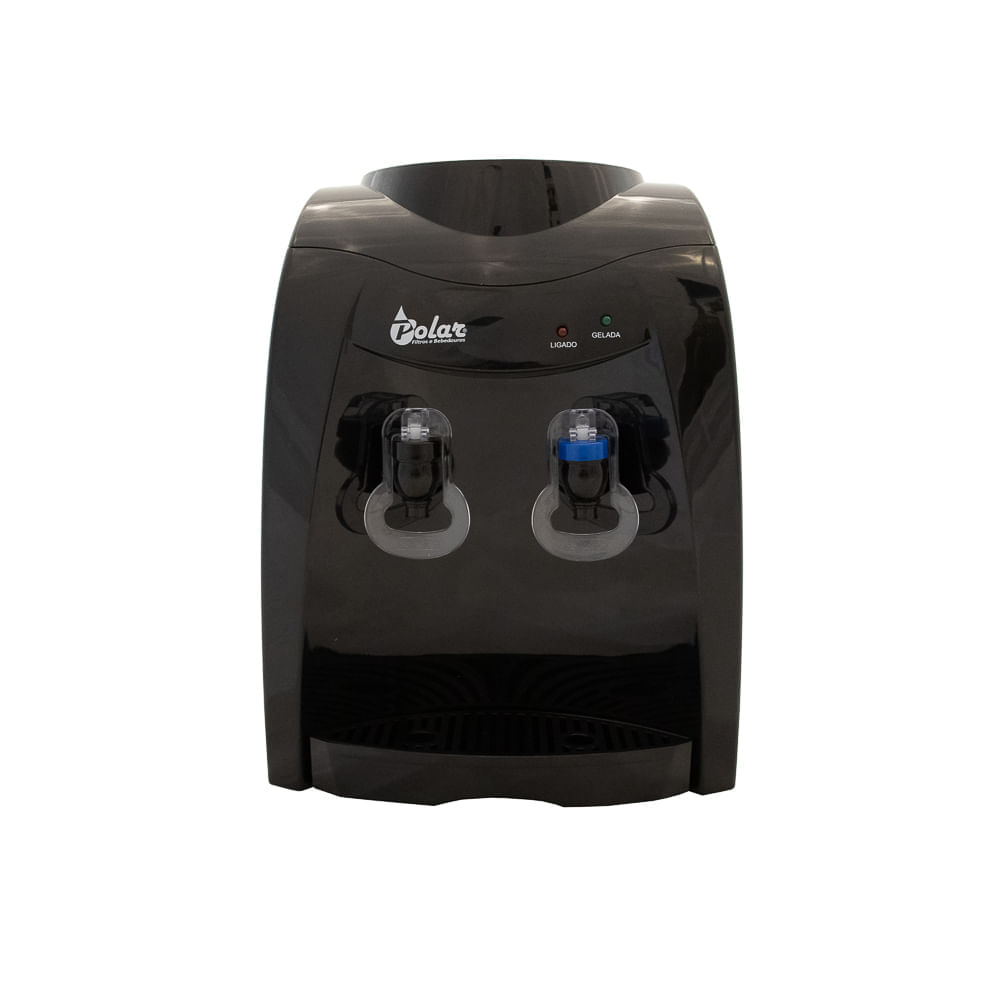 Bebedouro Eletronico Polar Preto - Natural e Gelada  - 220 V