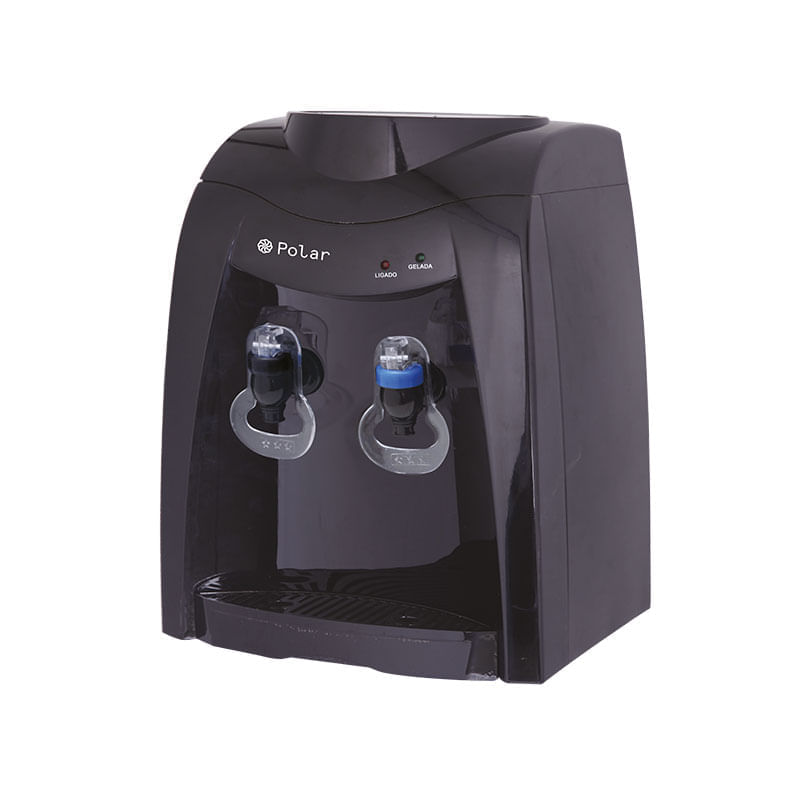 Bebedouro Eletronico Polar Preto - Natural e Gelada  - 127 V