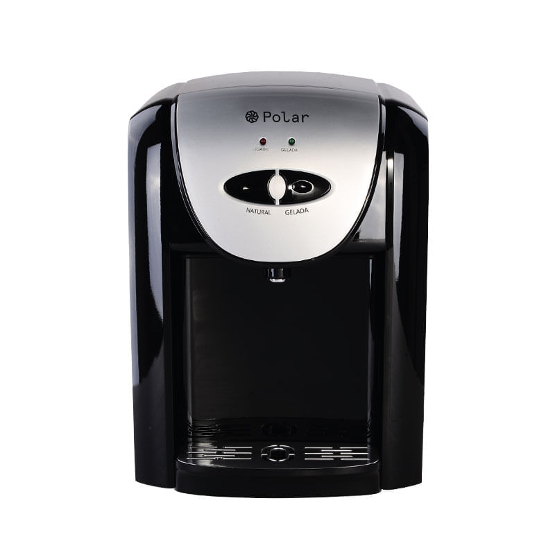 Purificador De Agua Eletrônico Polar Preto - Natural e Gelada - 127V