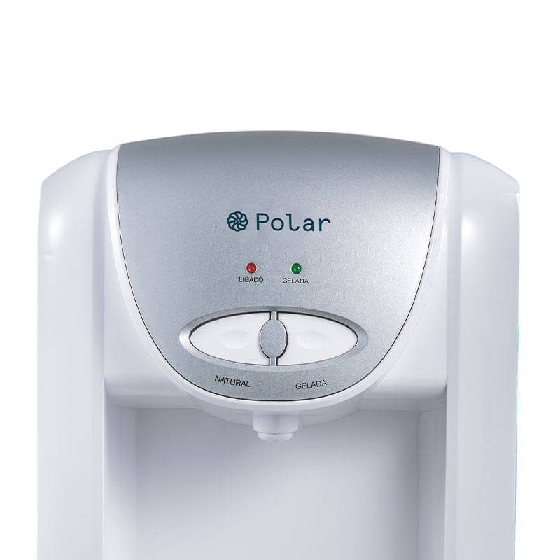 Purificador De Agua Eletrônico Polar Branco - Natural e Gelada - 127V - Imagem 2