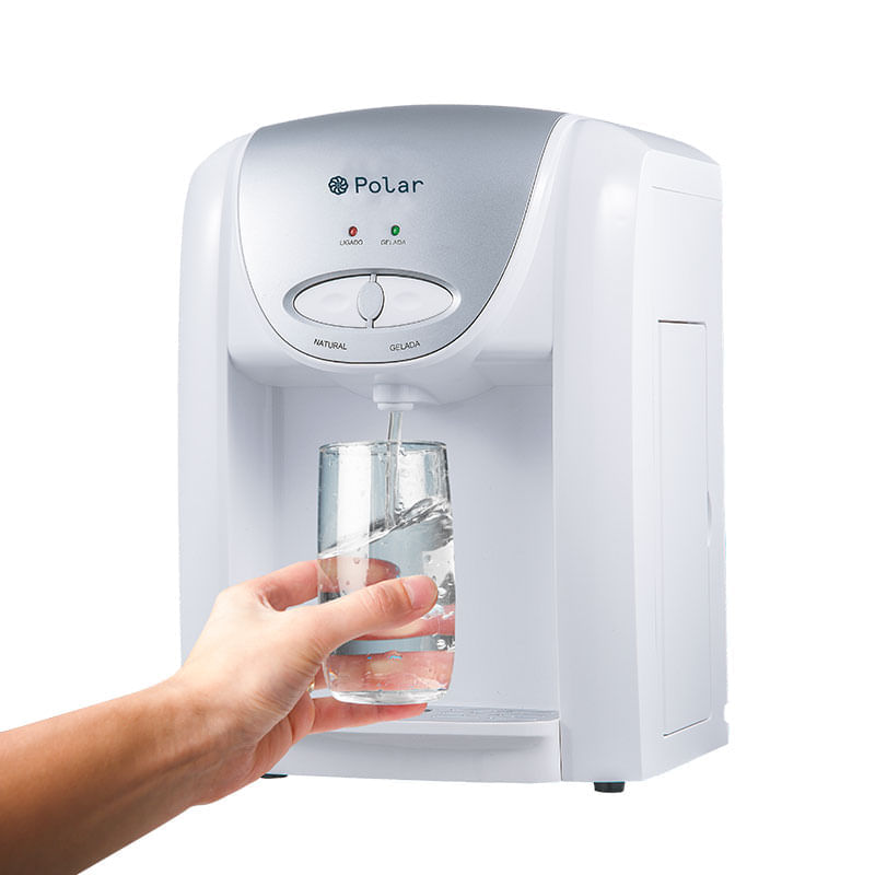 Purificador De Agua Eletrônico Polar Branco - Natural e Gelada - 127V - Imagem 3