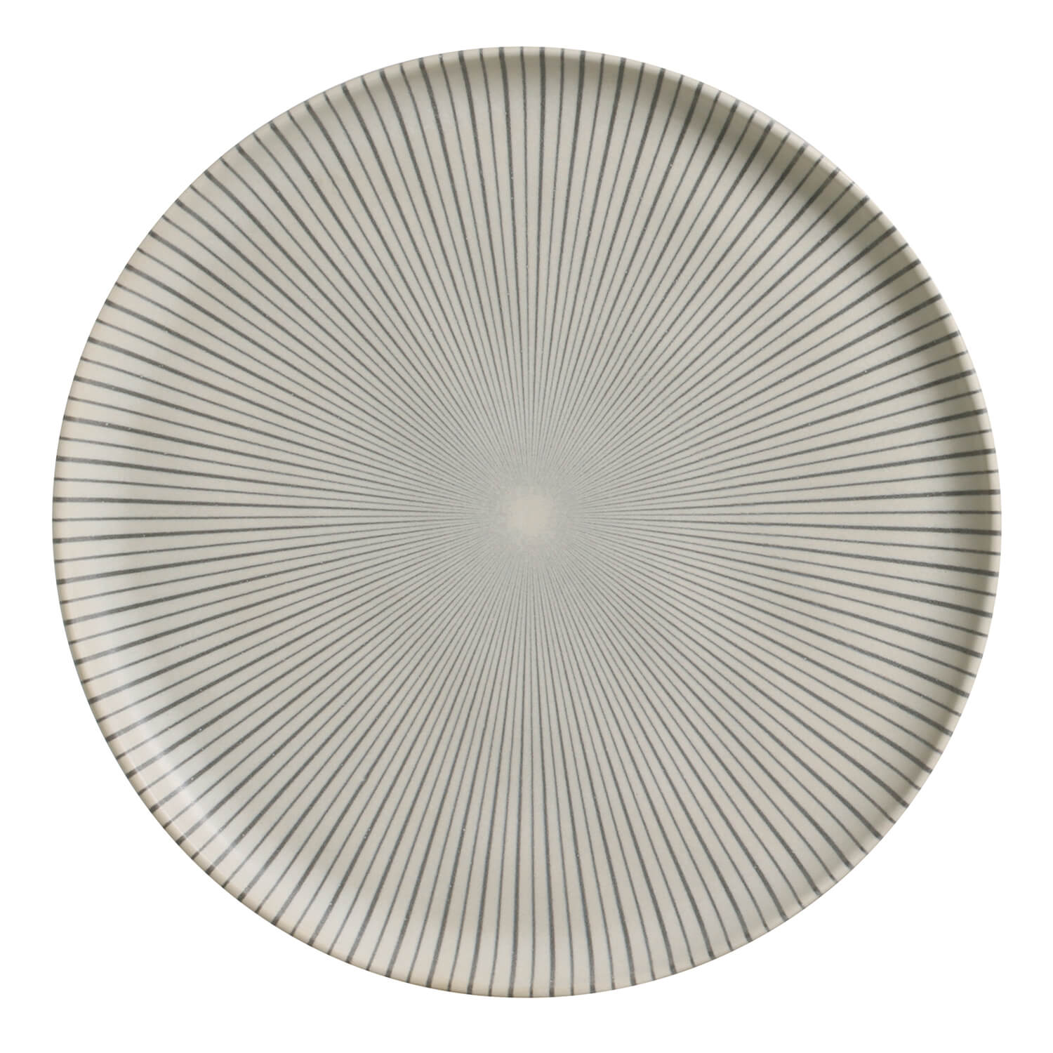 Conjunto com 6 Pratos Raso Bio Stoneware Radial Ø27,5cm