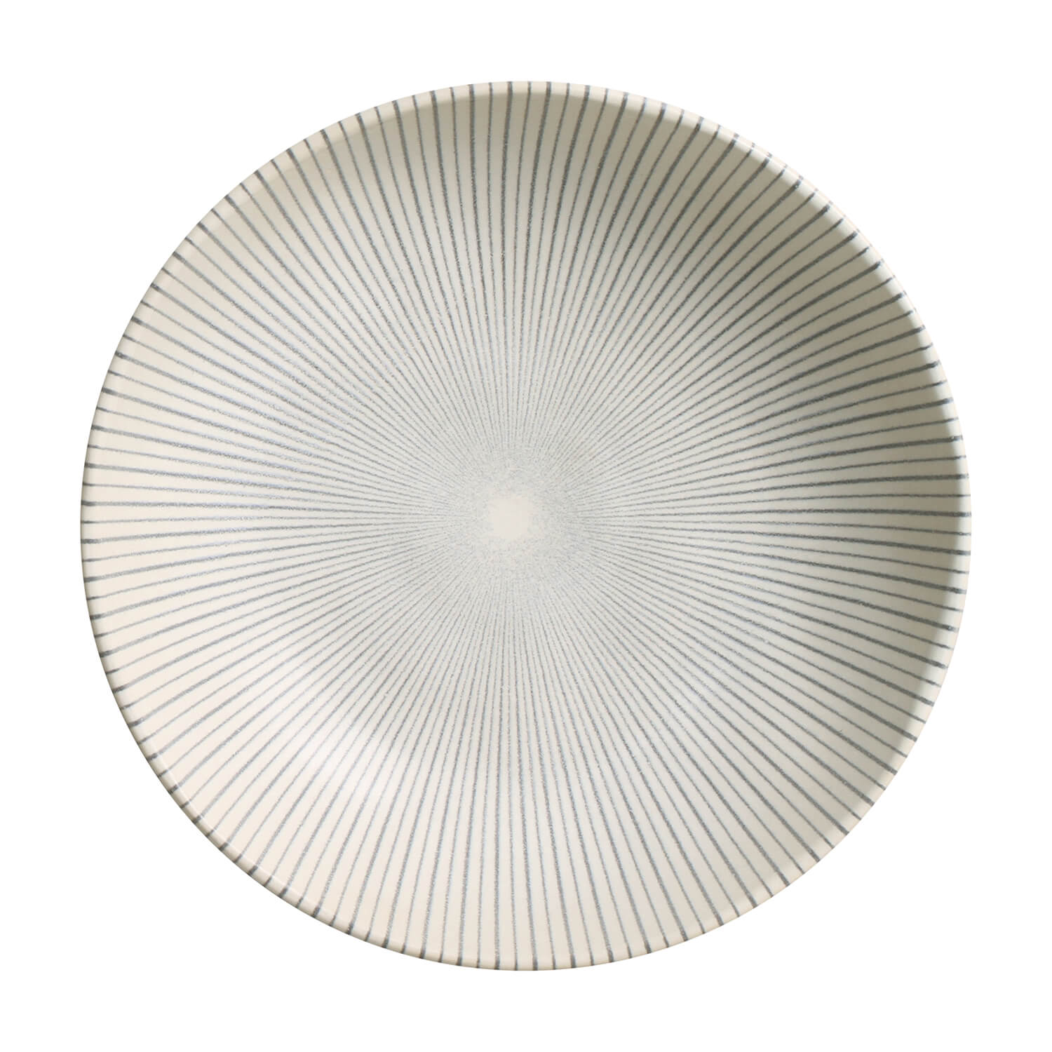 Conjunto com 6 Pratos Fundo Bio Stoneware Radial Ø22,5cm 830ml