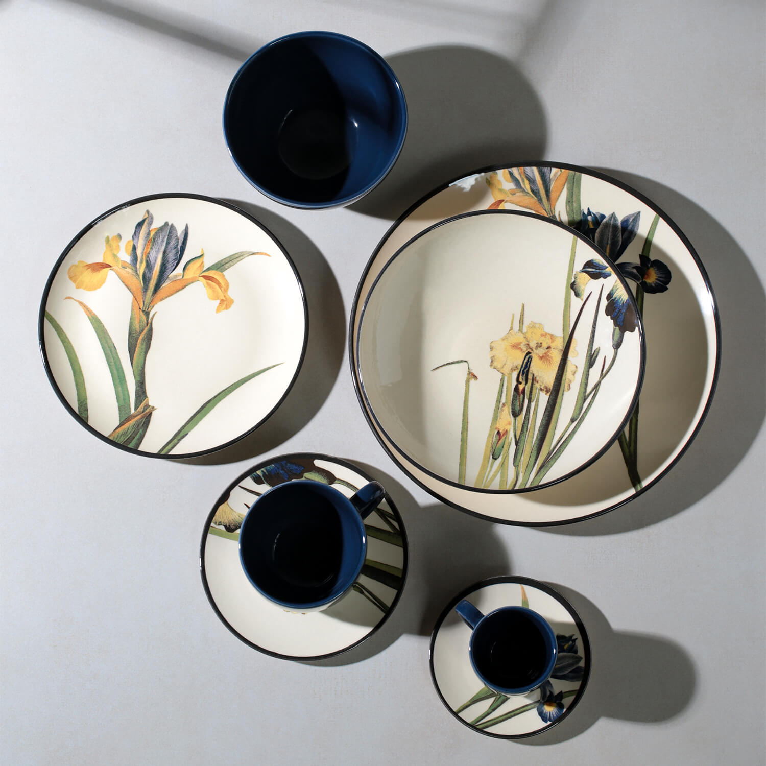 Conjunto com 6 Pratos Fundo Coup Irida Ø21cm - Imagem 2