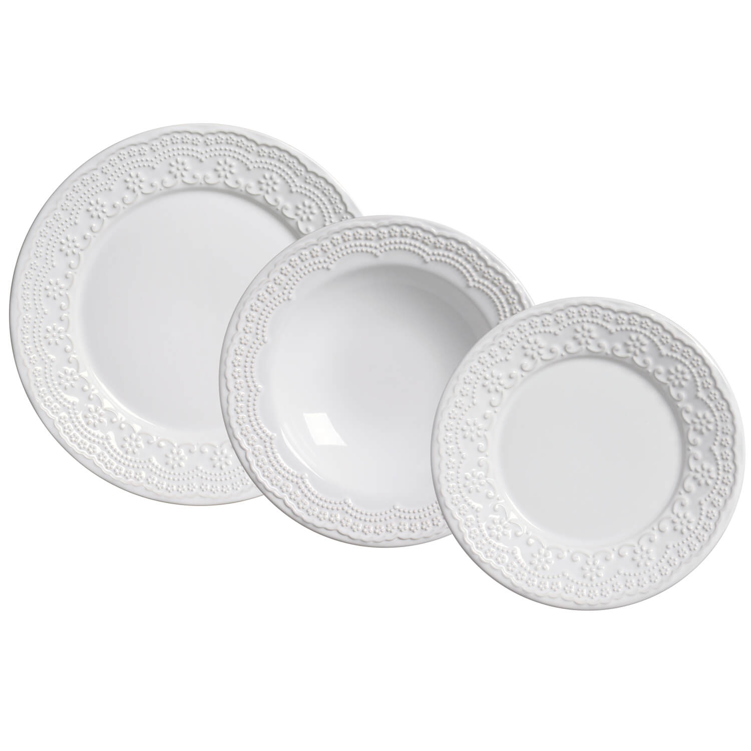 Kit Celebrar 18 Peças Madeleine Branco