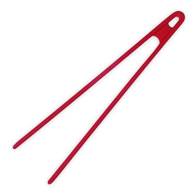 Pegador-para-Salada-Pequeno-de-Silicone-Vermelho