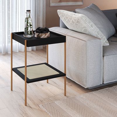 Mesa-Lateral-Quadrada-Oslo-em-Metal-Nero-e-Dourado