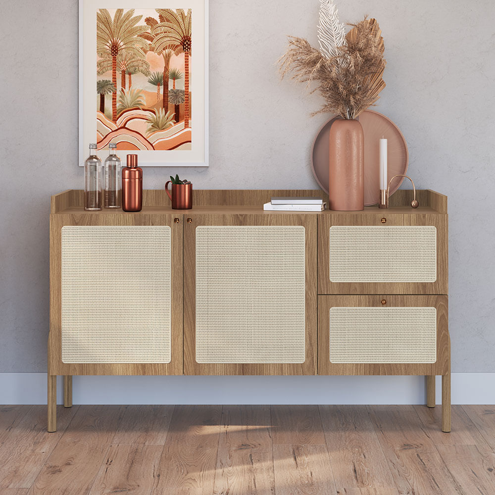 Buffet Oslo com 02 Portas e 02 Gavetas Hanover
