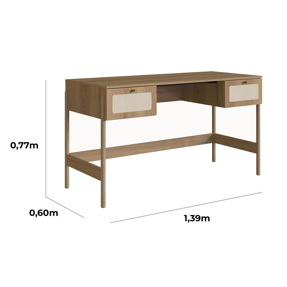 Escrivaninha e Estante Oslo Hanover - Imagem 8