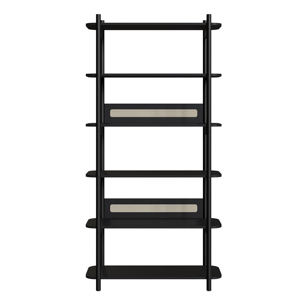 Escrivaninha e Estante Oslo Nero - Imagem 6