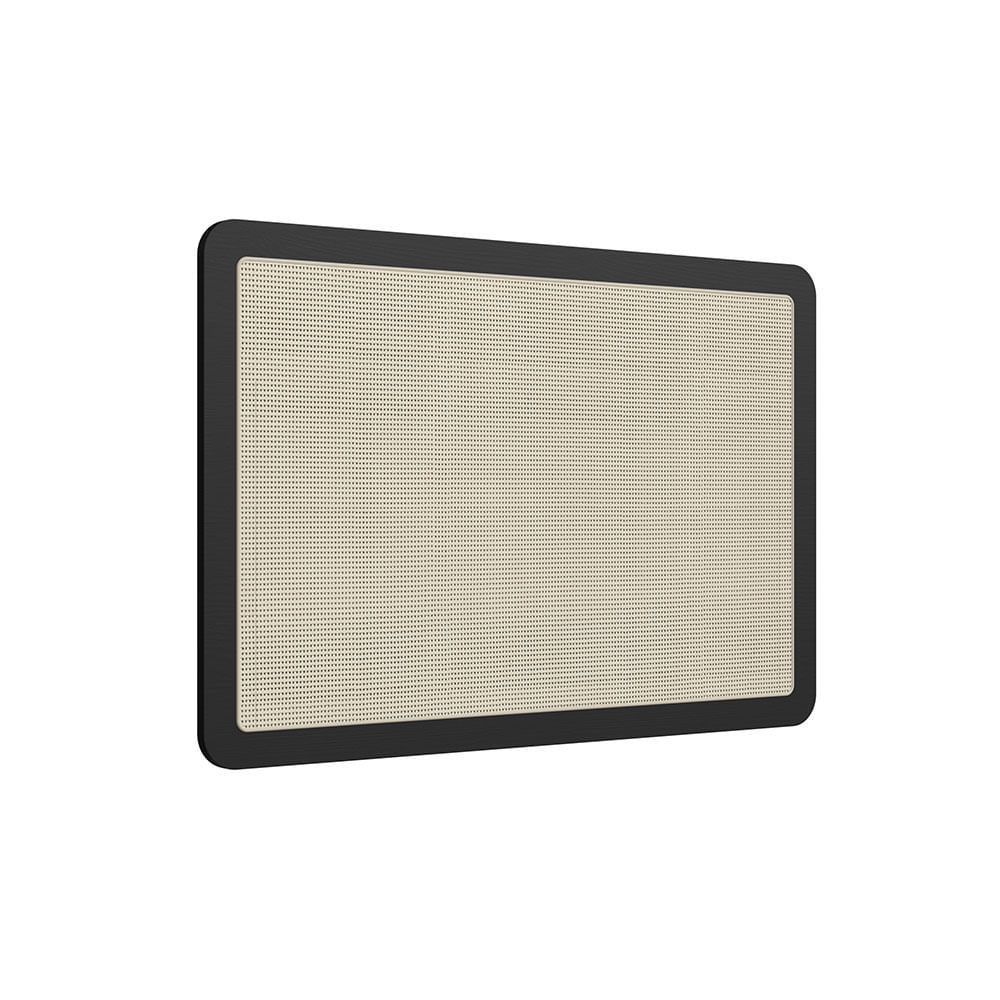 Cabeceira Solteiro e Mesa de Cabeceira 2 Gaveta Oslo Nero e Dourado - Imagem 3