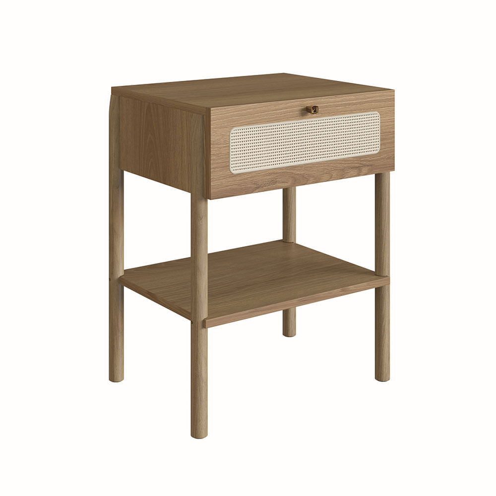 Cabeceira Casal e Mesas de Cabeceira 1 Gaveta Oslo Hanover - Imagem 5