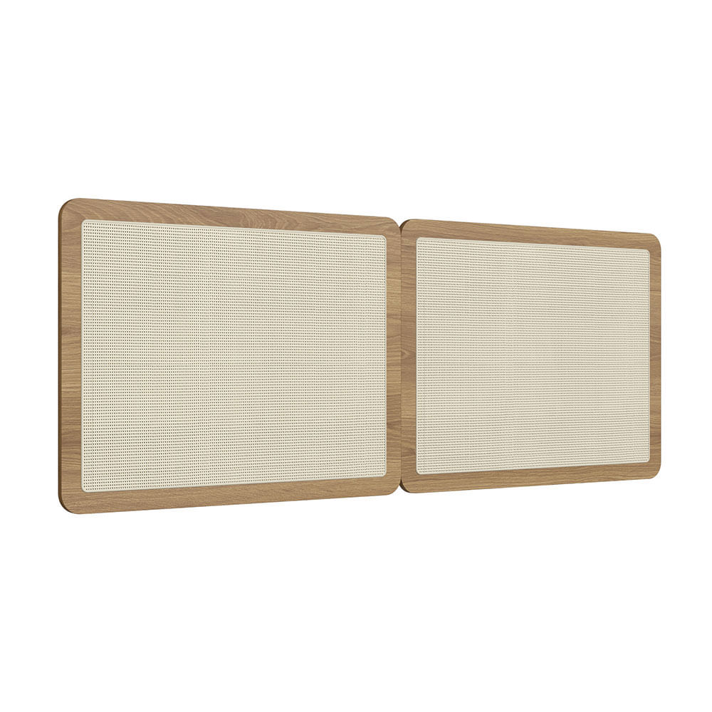 Cabeceira Casal e Mesas de Cabeceira 2 Gaveta Oslo Hanover - Imagem 3