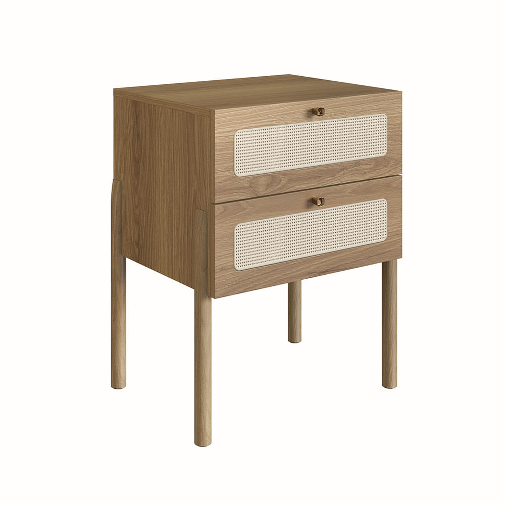 Cabeceira Casal e Mesas de Cabeceira 2 Gaveta Oslo Hanover - Imagem 5