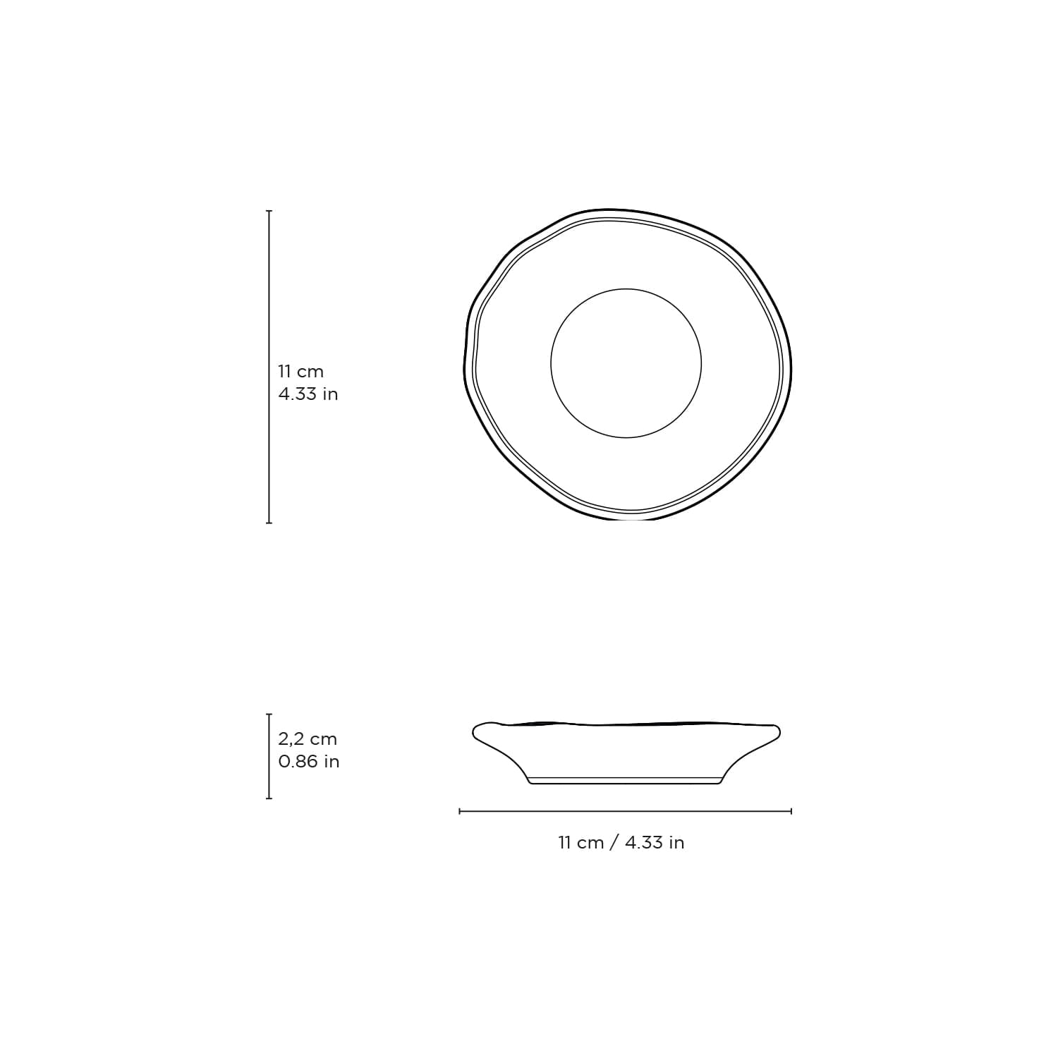 Conjunto com 6 Ramequim Médio Juta Titanium Ø11x2,2cm 57ml - Imagem 6
