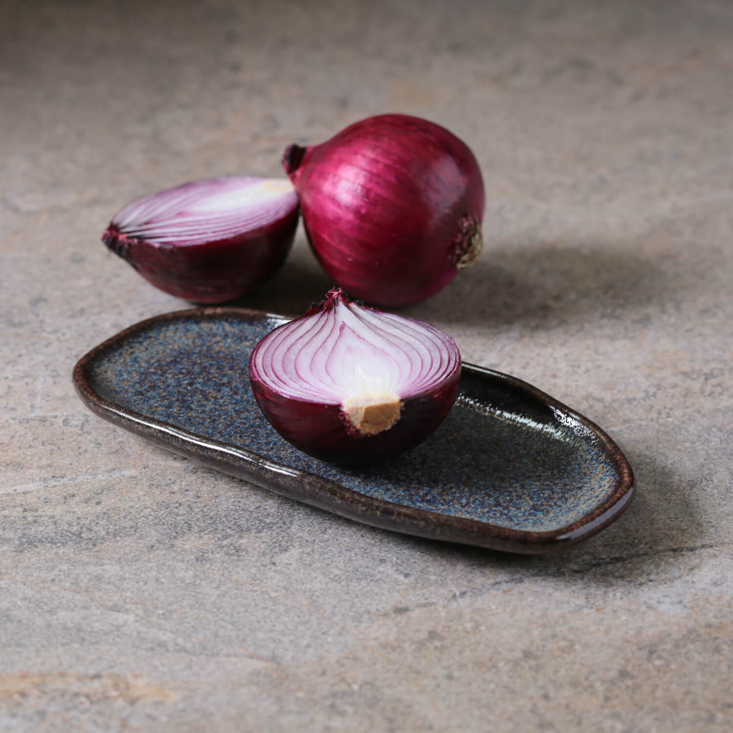 Conjunto com 4 Travessas Oval Rasa Mini Orgânico Titanium 16,5x8cm - Imagem 2