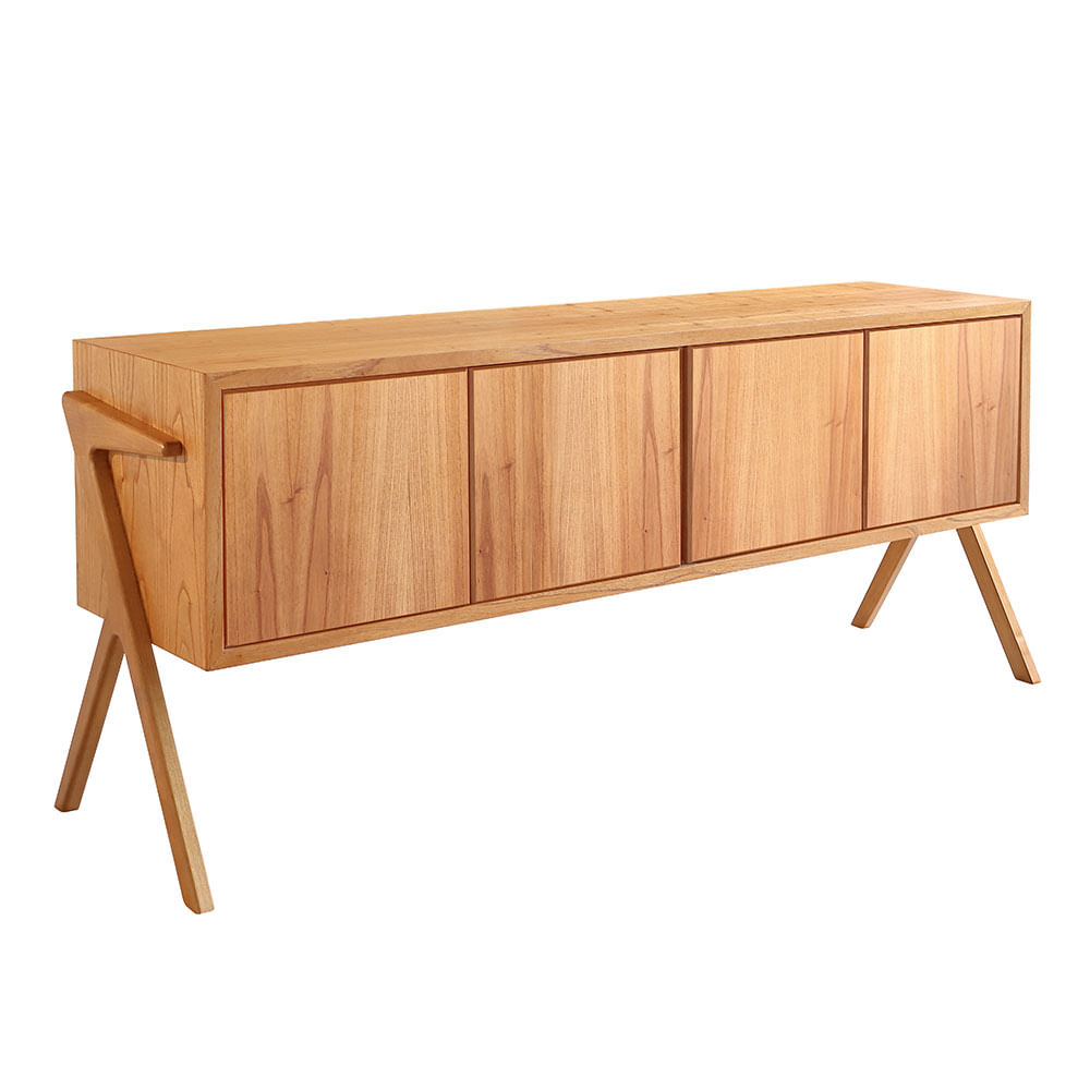 Buffet Zara com 4 Portas Cinamomo 1,80m