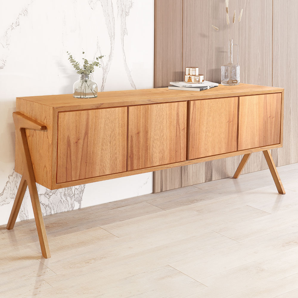 Buffet Zara com 4 Portas Cinamomo 1,80m - Imagem 3