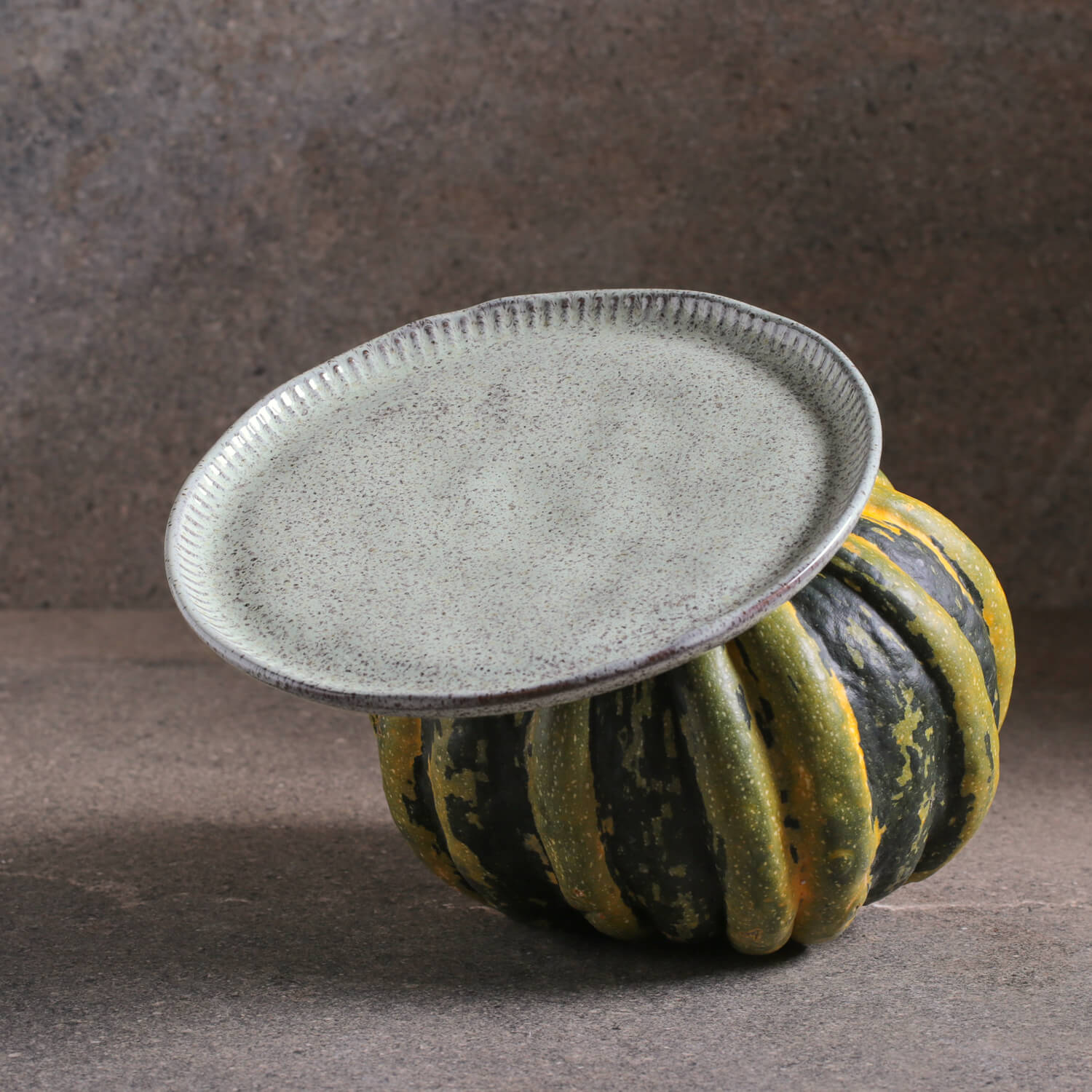 Conjunto com 6 Pratos Raso Linhas Pistache Ø27,5cm - Imagem 4