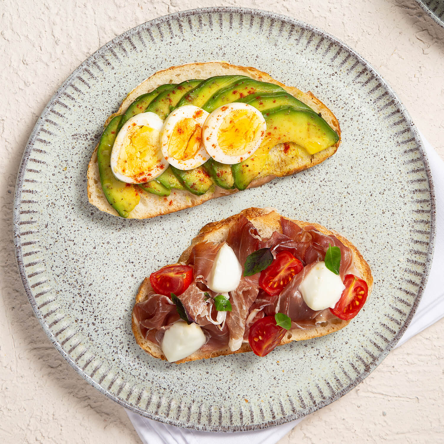 Conjunto com 6 Pratos Raso Linhas Pistache Ø27,5cm - Imagem 2