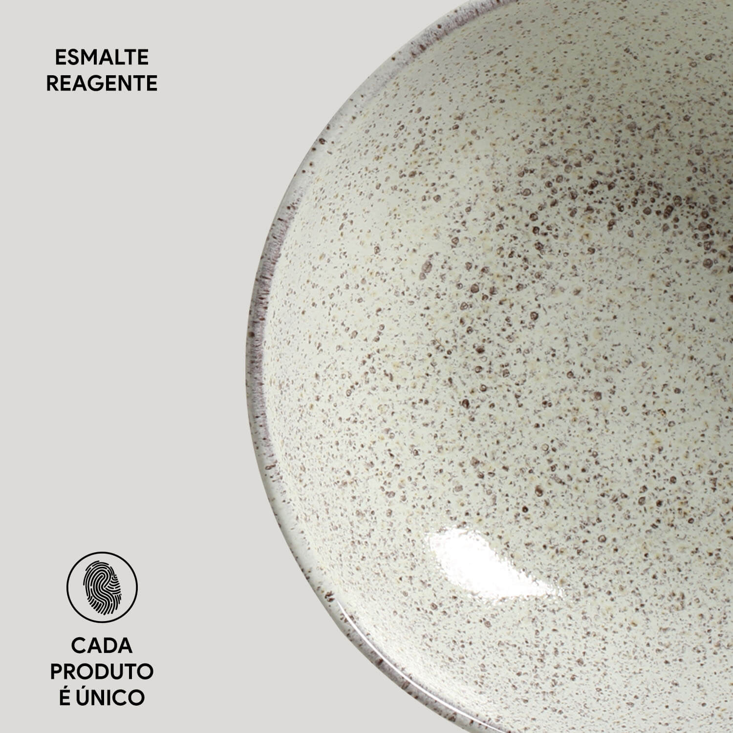 Conjunto com 6 Cumbucas Orgânico Pistache Ø17,5x5,5cm 520ml - Imagem 5