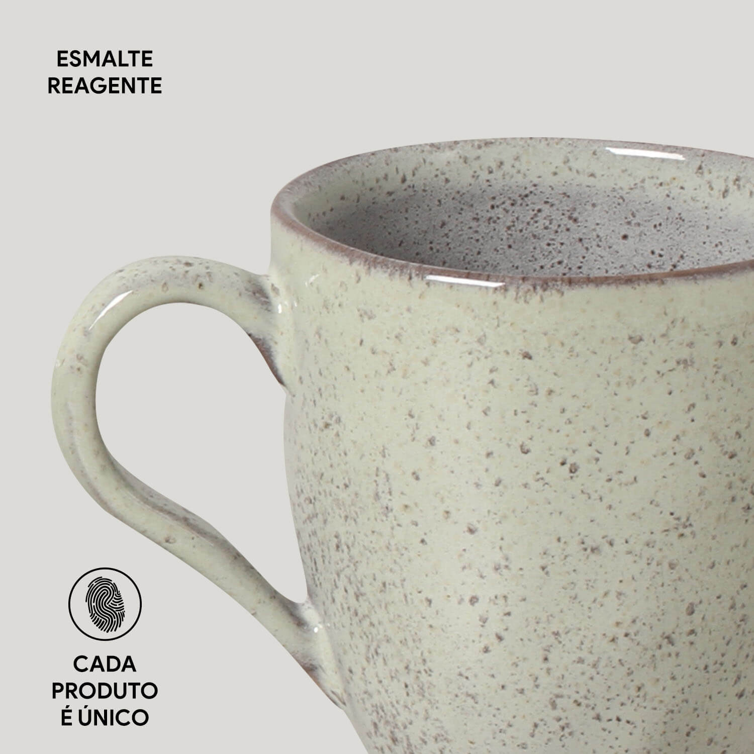 Conjunto com 4 Canecas Orgânico Pistache 273ml - Imagem 4