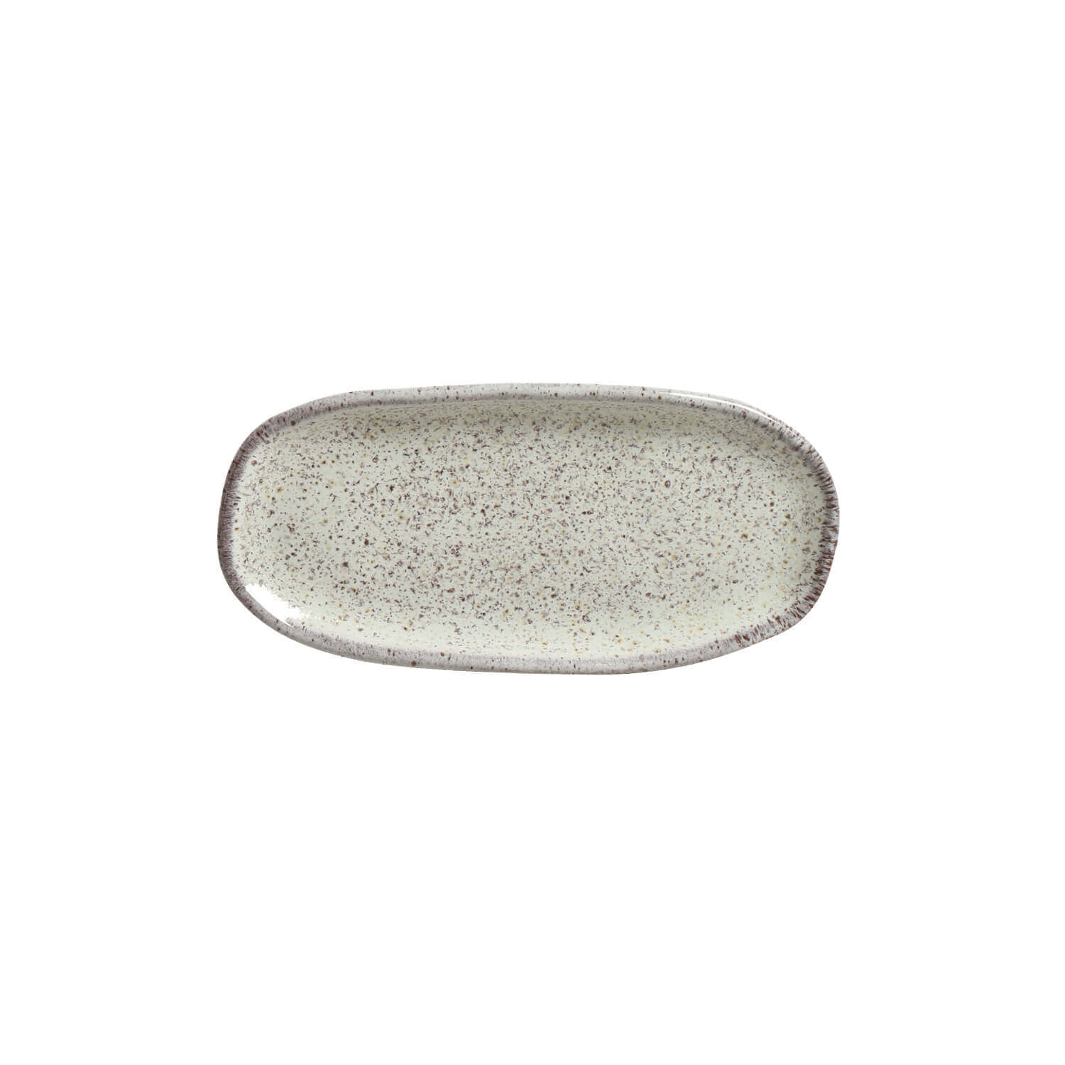 Conjunto com 4 Travessas Oval Rasa Mini Orgânico Pistache 16,5x8cm