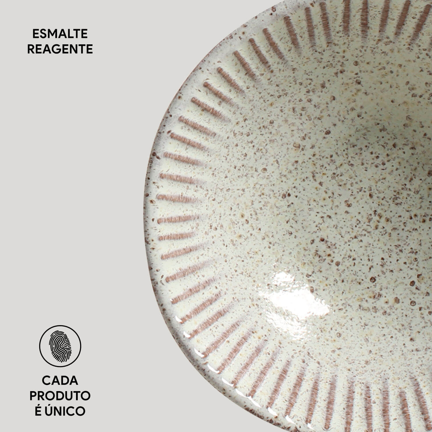 Conjunto com 6 Cumbucas Linhas Pistache Ø15x5,5cm 370ml - Imagem 5