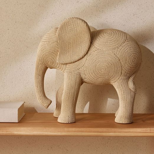 Escultura-Elefante-em-Poliresina-Bege-235cm
