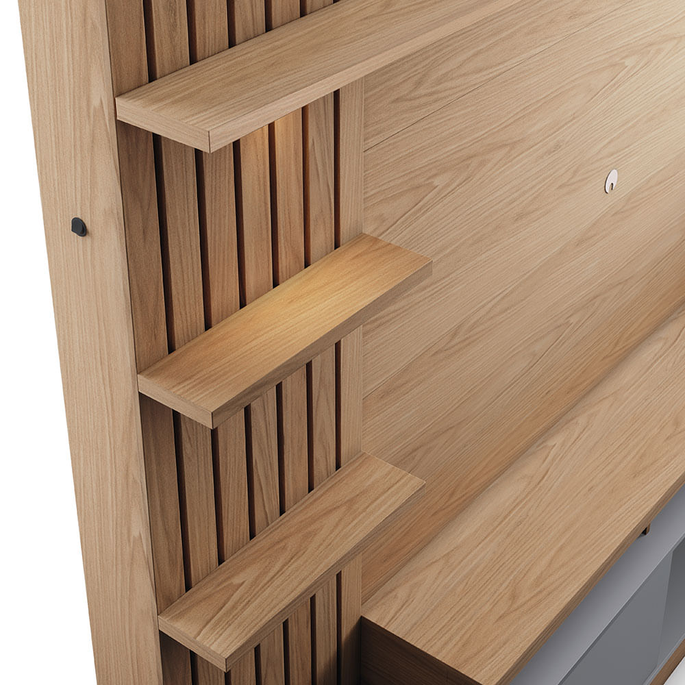 Home Maceio com Iluminação Freijó e Cinza - Imagem 4