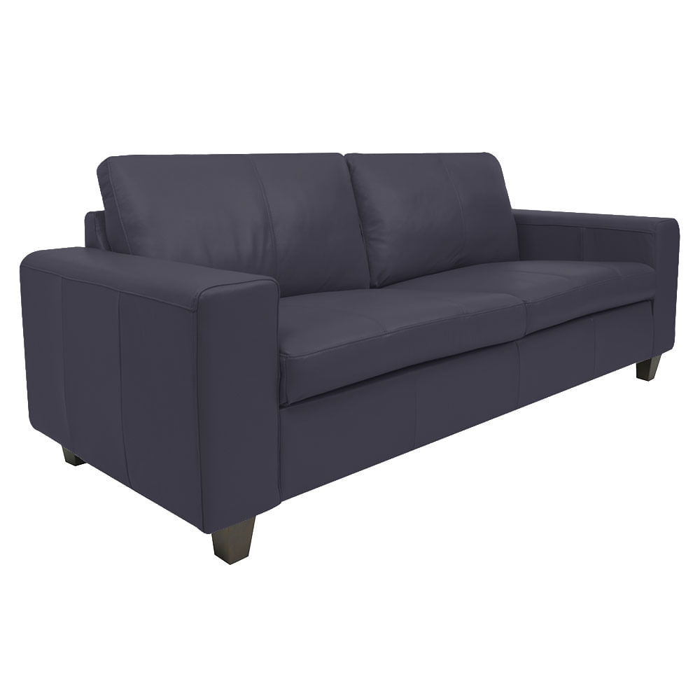 Sofá Royale em Couro Blue 2,06m