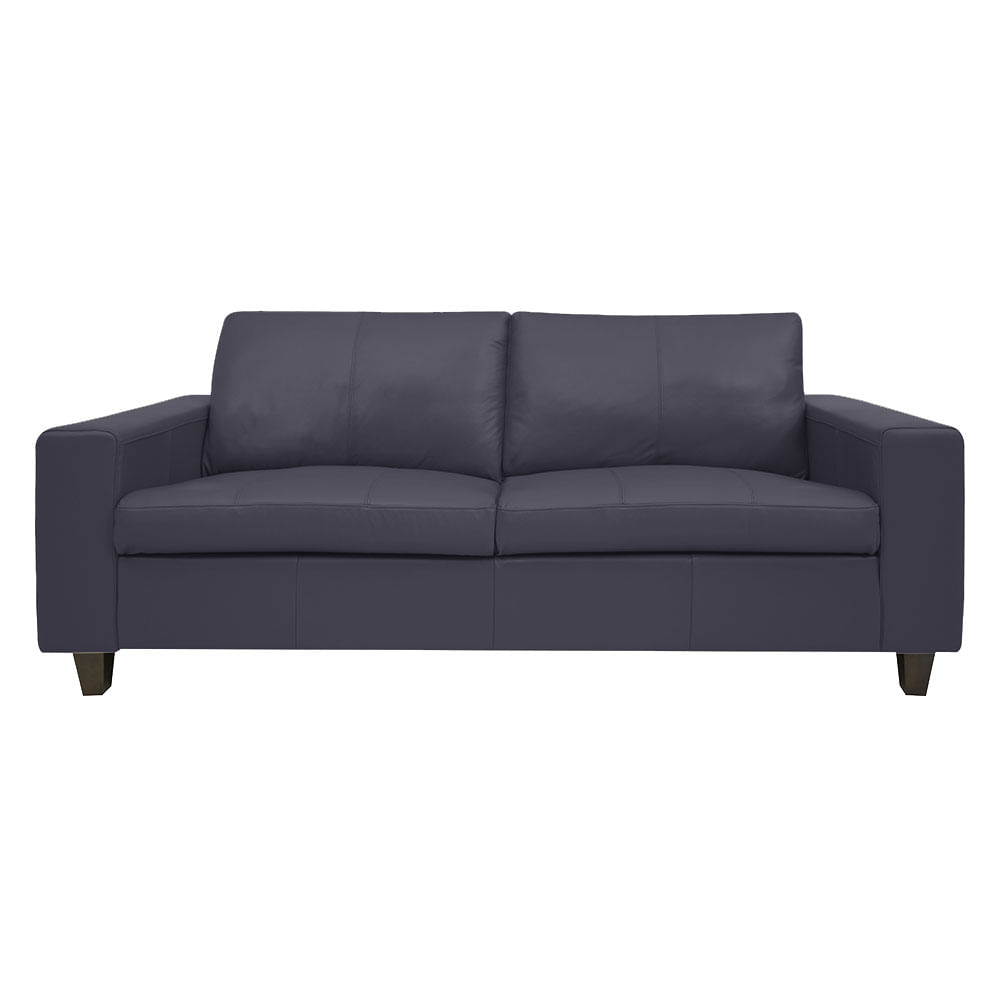 Sofá Royale em Couro Blue 2,06m - Imagem 2