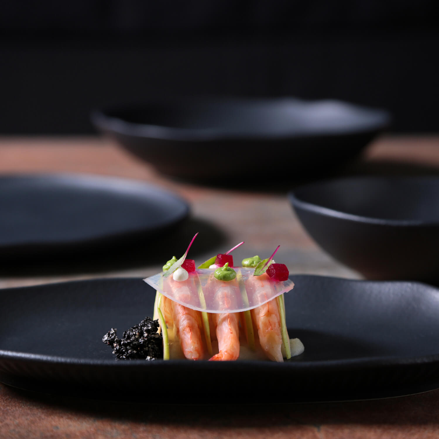 Conjunto com 4 Travessas Oval Rasa Média Bio Preto Matte 30x20cm - Imagem 2