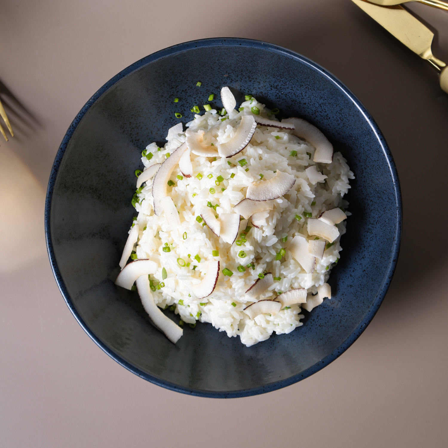 Tigela Média Orgânico Stoneware Night Blue Ø25x8cm 1961ml - Imagem 3