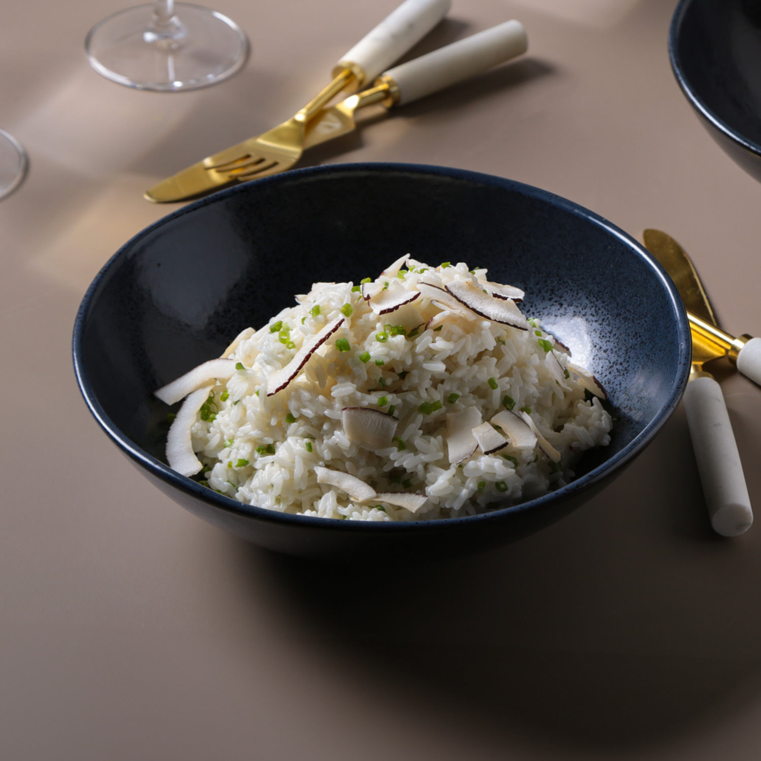 Tigela Média Orgânico Stoneware Night Blue Ø25x8cm 1961ml - Imagem 4